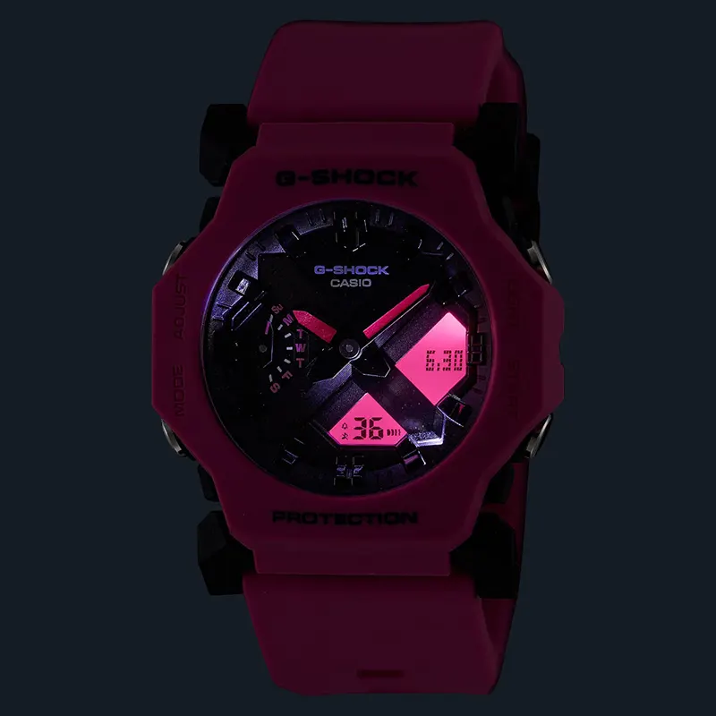 Casio G-Shock Vibrant Pink Combination Men's Watch- GA-2300-4A